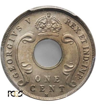 Afryka Wschodnia & Protektorat Ugandy 1 cent 1916 H - PCGS MS 65