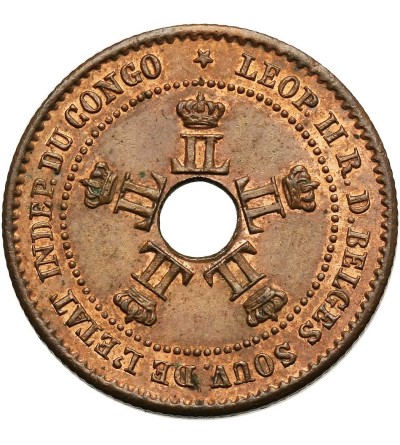 Kongo Belgijskie 1 centime 1888 LW