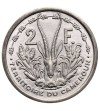 Kamerun, francuska administracja. 2 franki 1948, ESSAI - Piedfort / Piefort