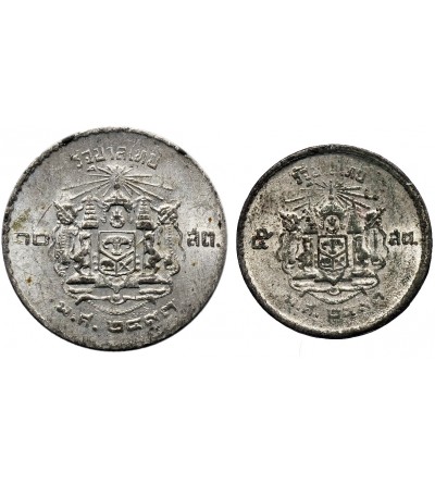 Tajlandia 5 i 10 Satang BE 2493 / 1950 AD
