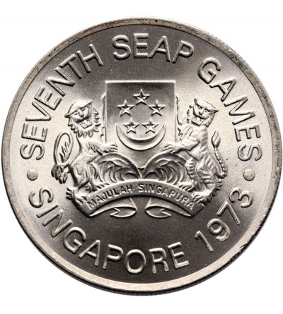 Singapur 5 dolarów 1973, Siódme Igrzyska Azji Południowo-Wschodniej