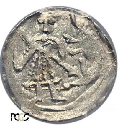 Poland. Boleslaus III Krzywousty (Wrymouth) 1102-1138. Denar ND - PCGS MS 63