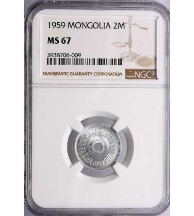Mongolia 2 Mongo 1959 - NGC MS 67