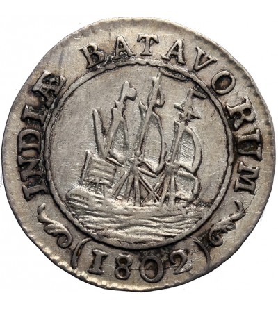 Wschodnie Indie Holenderskie 1/8 guldena 1802, Republika Batawska