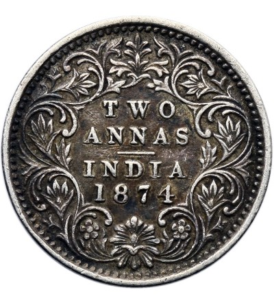 Indie Brytyjskie 2 Anna 1874 (c)