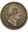 Indie Brytyjskie 1/2 rupii 1835 F (wklęsłe)