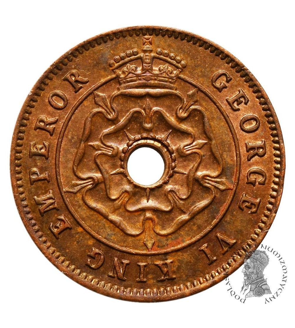Rodezja Południowa. 1/2 Penny 1944, Jerzy VI
