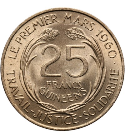 Gwinea 25 franków 1962