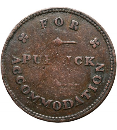 Wyspa Man, 1/2 Penny Token 1830, God Save The King / For public Accommodation