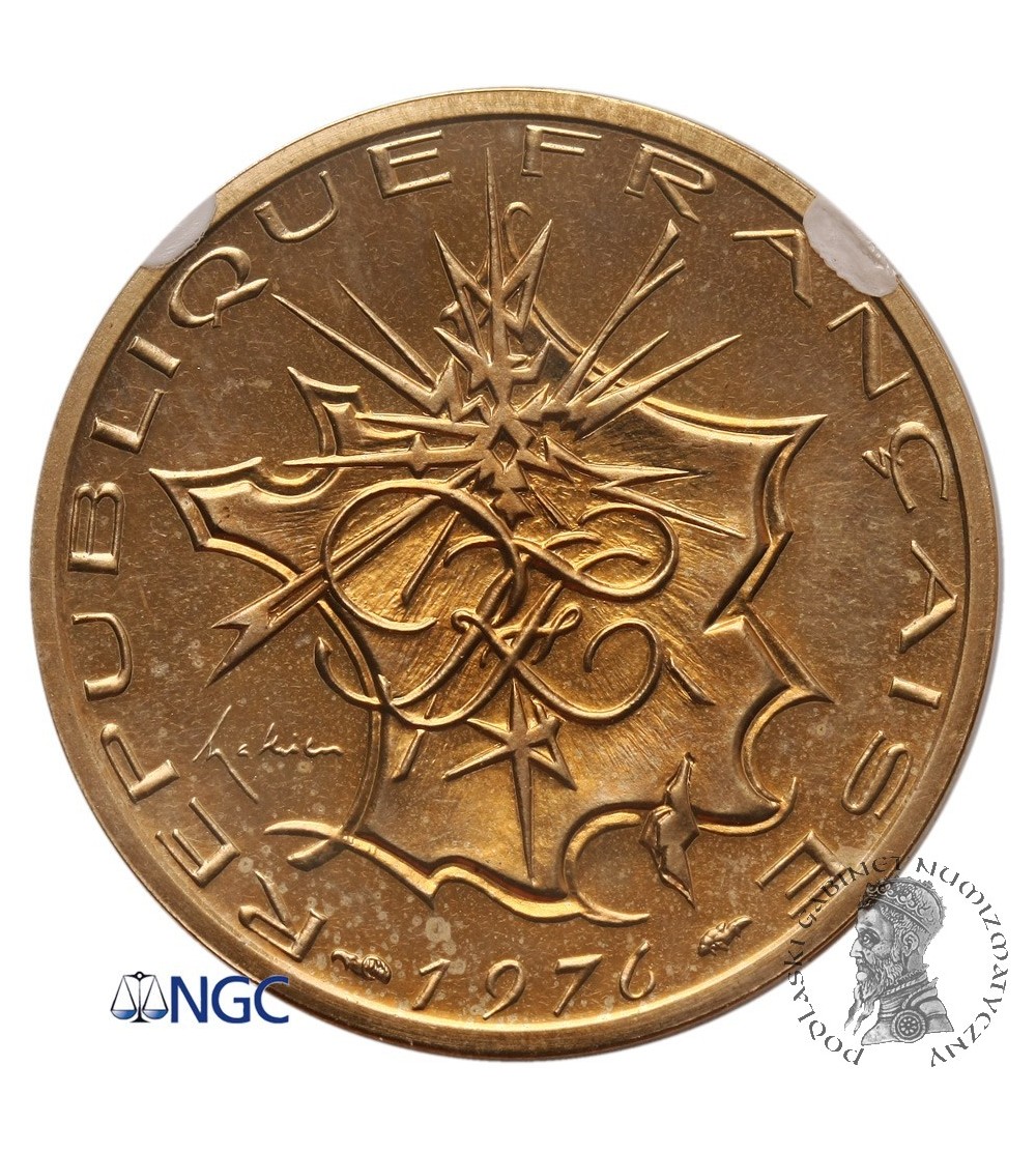 France 10 Francs 1976, Piefort - NGC PF 66