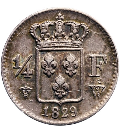 France 1/4 Franc 1829 W, Lille