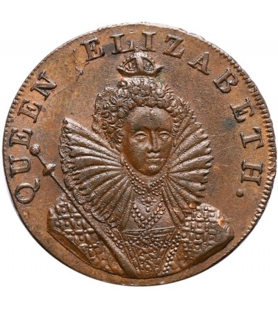 Wielka Brytania Sussex, Chichester 1/2 Penny Token 1794, QUEEN ELIZABETH