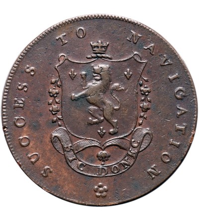 Great Britain. Lancashire, Lancaster, John of Gaunt. 1/2 Penny Token 1794