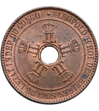 Belgian Congo, 10 Centimes 1888 LW