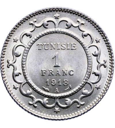 Tunezja 1 frank AH 1337 / 1918 AD