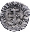 Polska / Węgry. Denar bez daty, Ludwik I Andegaweński 1342 / 1370-1382