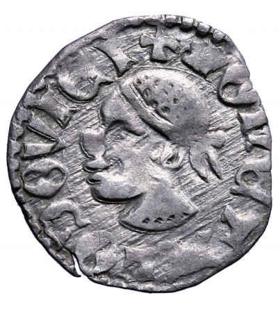 Poland / Hungary. AR Denar ND, Louis I of Anjou 1342 / 1370-1382 AD