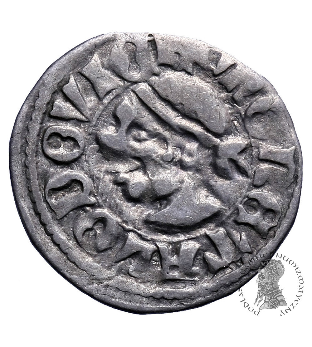 Polska / Węgry. Denar bez daty, Ludwik I Andegaweński 1342 / 1370-1382, jako król Polski Polska / Węgry. Denar bez daty, Ludwik I Andegaweński 1342 / 1370-1382, jako król Polski