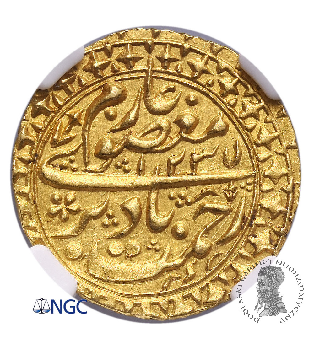 Buchara AV Tilla AH 1235 / 1821 AD - NGC MS 63 Buchara AV Tilla AH 1235 / 1821 AD - NGC MS 63