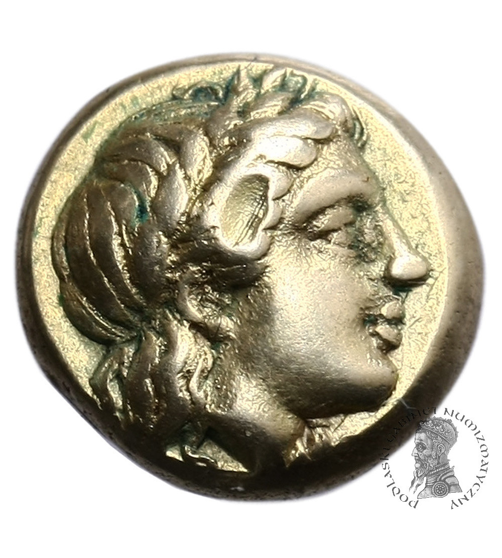 Grecja. Lesbos, Mitylena. Elektron Hekte 377-326 r. p.n.e. Grecja. Lesbos, Mitylena. Elektron Hekte 377-326 r. p.n.e.