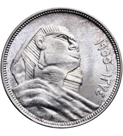Egipt 10 Piastres AH 1374 / 1955 AD, sfinks