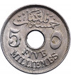 Egipt 5 Milliemes AH 1335 / 1917 AD, H