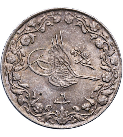 Egypt. 5/10 Qirsh AH 1327 Year 6 / 1913 AD (H), Muhammad V