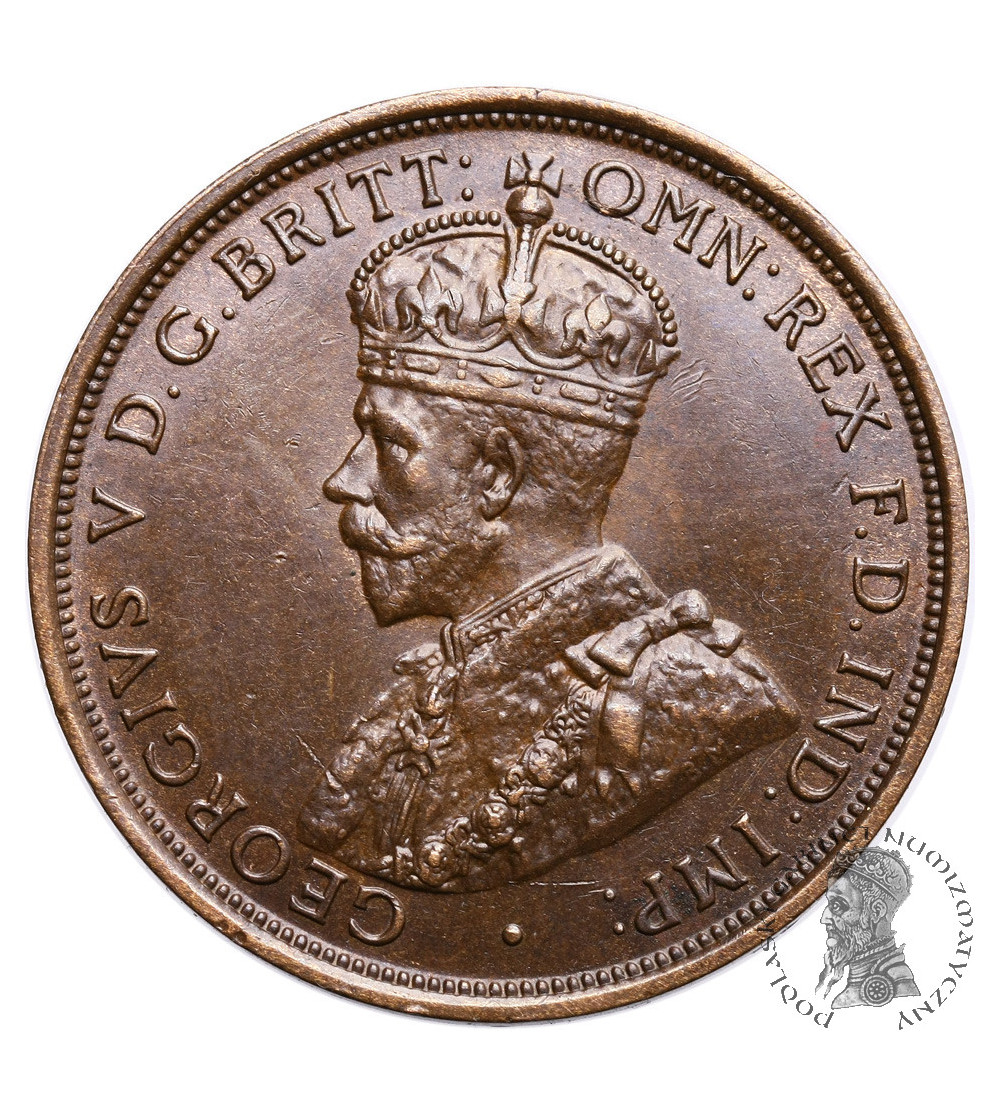 Australia, 1 Penny 1911 (L), Londyn, Jerzy V
