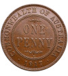 Australia, Penny 1917 I, (c) Calcutta, George V