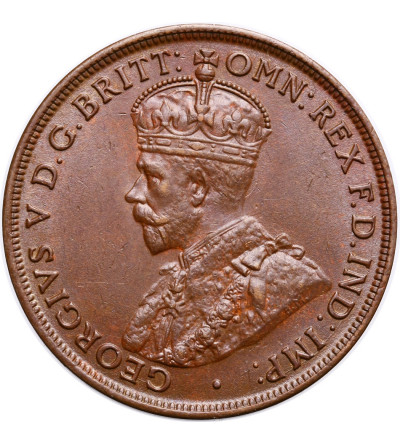 Australia, Penny 1917 I, (c) Calcutta, George V