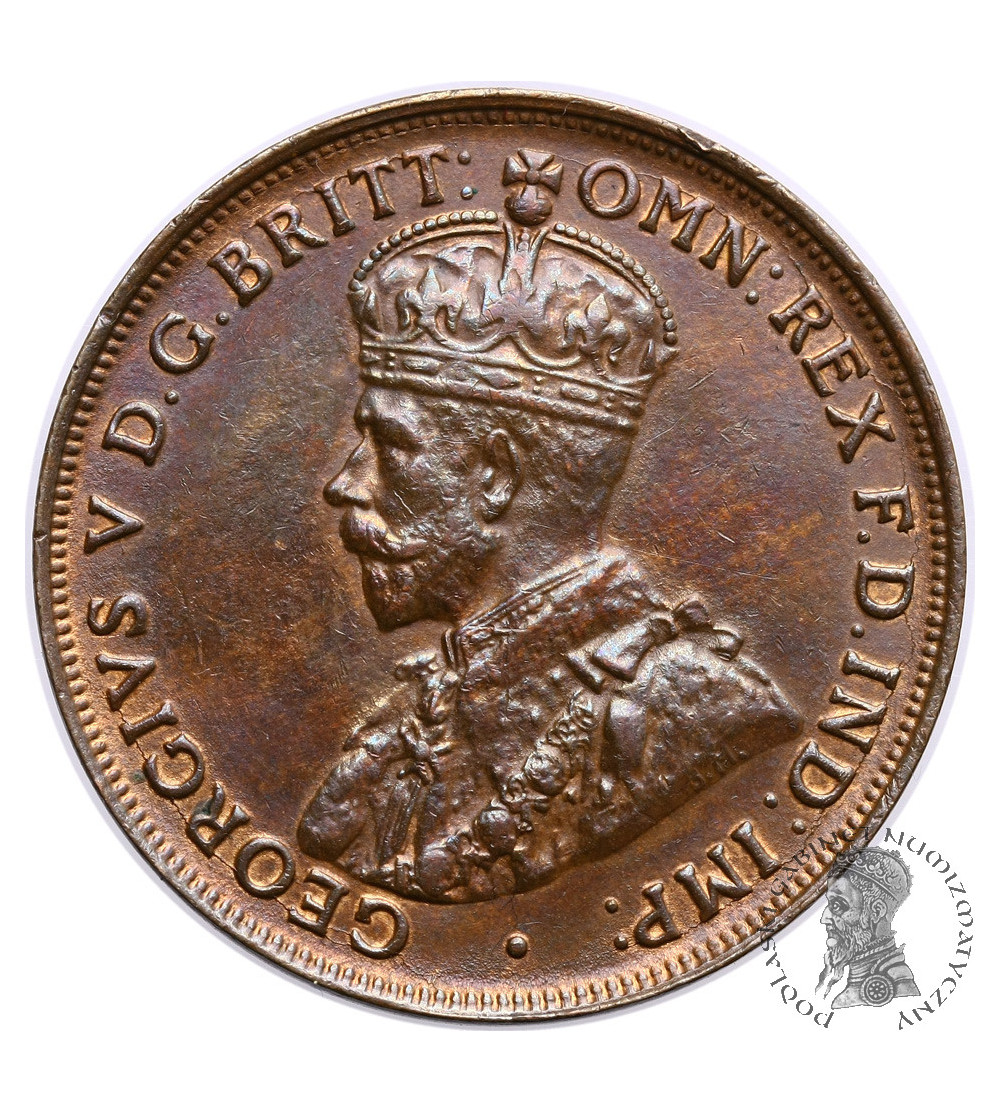 Australia, 1 Penny 1921, Jerzy V