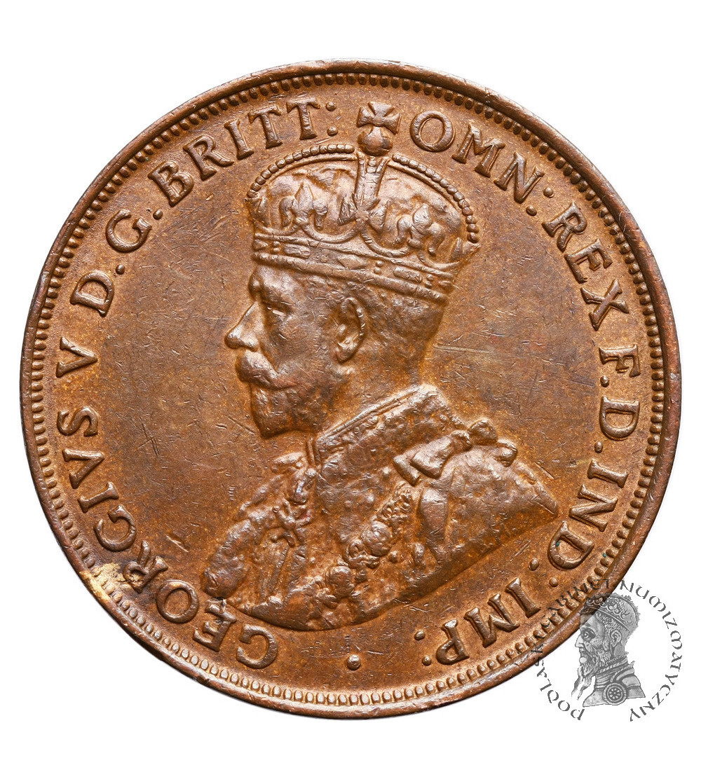 Australia, 1 Penny 1921, Jerzy V