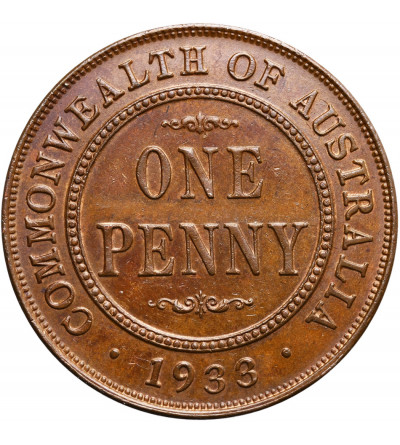 Australia, Penny 1933, George V