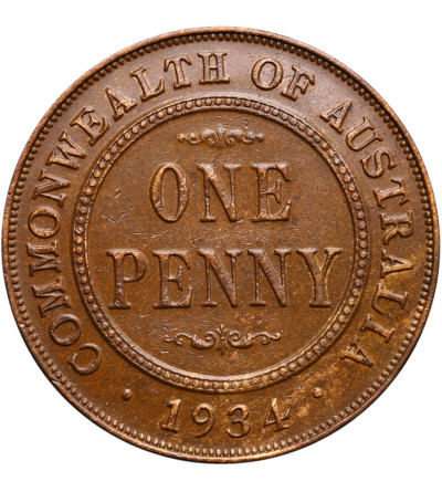Australia, Penny 1934, George V