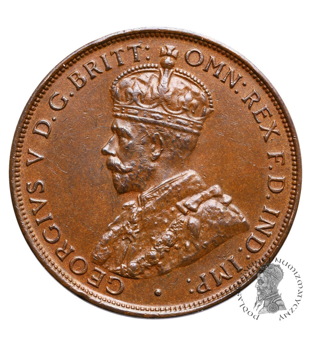 Australia. 1 Penny 1934, Jerzy V