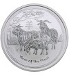 Australia 50 Cents 2015, Year of the Goat (1/2 Oz Ag)