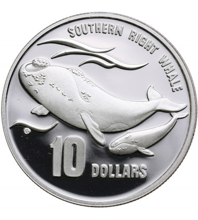 Australia 10 dolarów 1996, wieloryby - Proof
