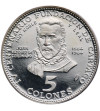 Costa Rica 5 Colones 1970, Juan Vazquez de Coronado - Proof
