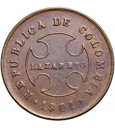 Kolumbia 20 centavos 1901, bogota