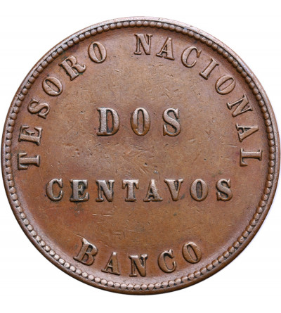 Argentina 2 Centavos 1854 (Coin rotation)