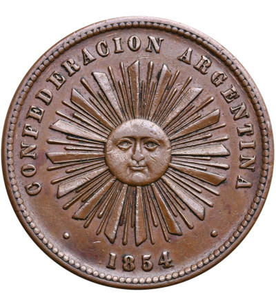 Argentina 2 Centavos 1854 (Coin rotation)