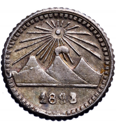 Guatemala 1/4 Real 1893/2