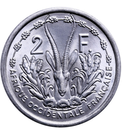 Francuska Afryka Zachodnia 2 franki 1955