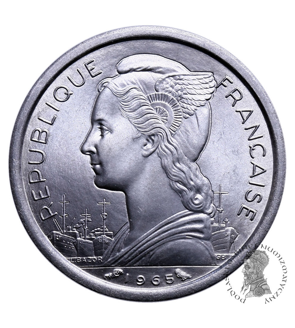 French Somaliland 1 Franc 1965