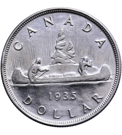 Kanada, 1 dolar 1935, Jerzy V - srebrny jubileusz panowania