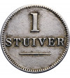 Curacao 1 Stuiver bez daty (ok. 1880),  J.J.N (J.J. Naär)