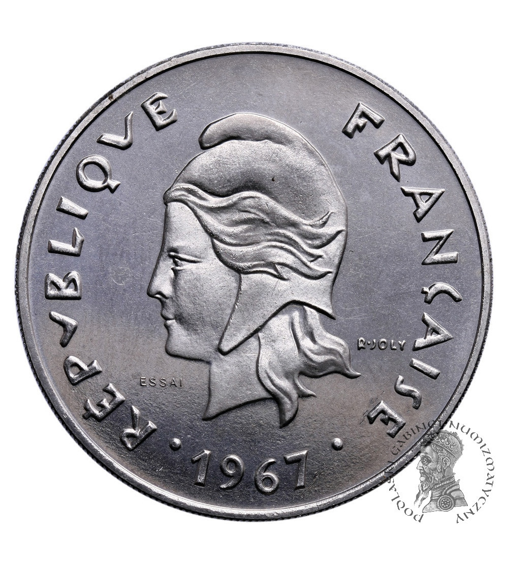 French Polinesia 50 Francs 1967 - ESSAI