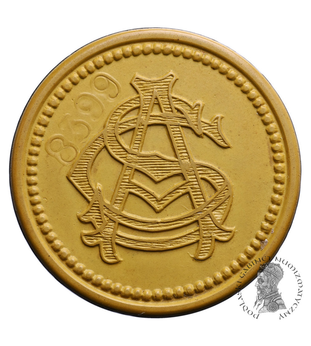 Chile 2 Dollars Bakelite Token ND (1912), Compania de Salitres de Antofagasta