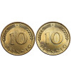 Germany Federal Republic 10 Pfennig 1968 D - 2 pcs.
