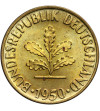 Germany Federal Republic 10 Pfennig 1950 F